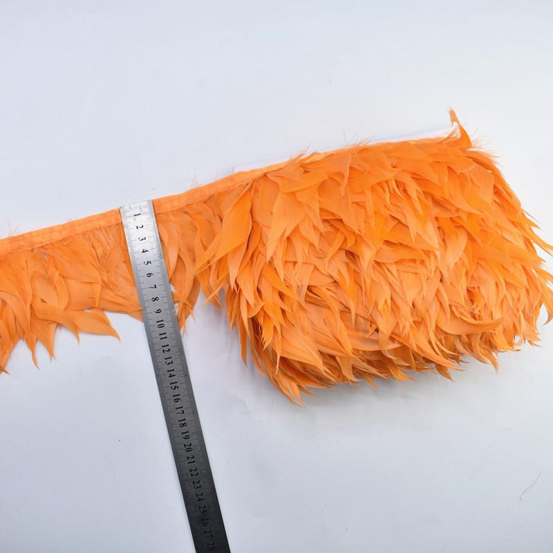 1Meters Dark Green Shred Goose Feathers Trims Geese White Pheasant Feathers for Crafts Fringe Ribbon Wedding Feathers Decoration