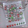 5D Snowflake Nail Art Sticker Decals 5D Stereoscopic Embossed Christmas Nail Art Decoration Charms Self-Adhesive
