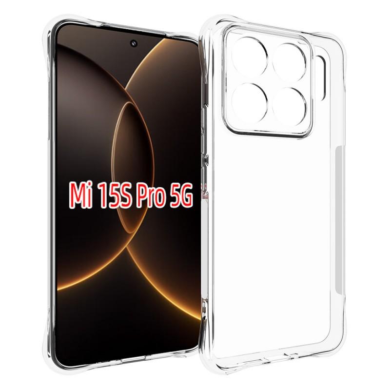 For Xiaomi 15S Pro TPU Case WANLONFENG WL2 Series 2.0mm Phone Cover with 2Pcs Tempered Glass Films