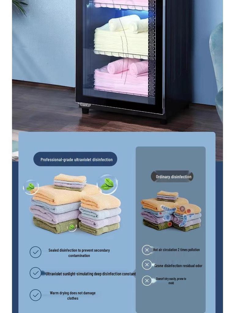Ultraviolet Towel and Slippers Disinfection Cabinet for Hospitals and Barber Shops
