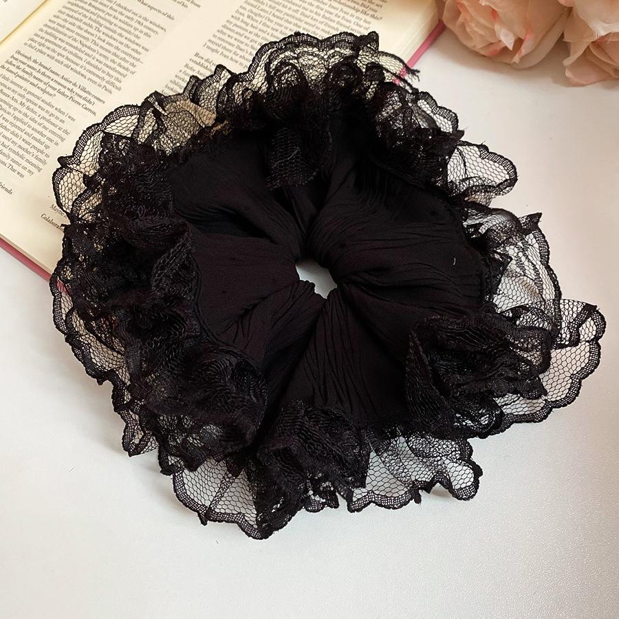 

Тканевое кружево резинка для волос в виде толстой кишки простая модная универсальная заколка для волос корейский литературный темперамент головной убор веревка для волос