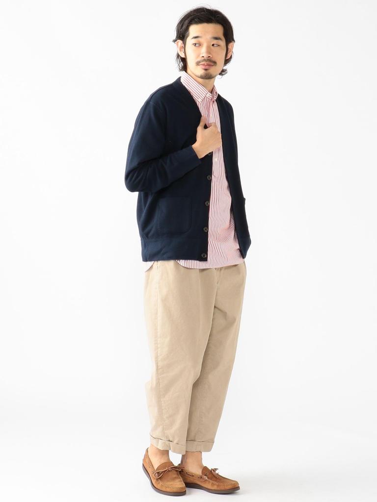 BEAMS PLUS/Sweatshirt LOOPEWHEELER X BEAMS PLUS Special Edition Extra Light Plus Sweat Cardigan Men's LW Marine (DK.NAVY) Size L 38130097593