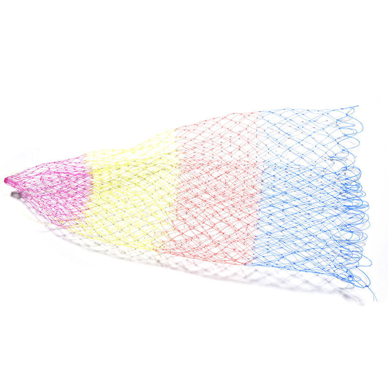 1 Pcs Nylon Fishing Net Rhombus Mesh Hole Net Collapsible Fishing Tools 3 Sizes