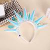 Glowing Headband for Women PVC LaserColor Hairhoop Halloween Party Headwear