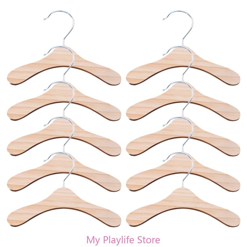 10 Pcs Dog Clothes Hanger Thin Space Saving Hook Practical and Durable Use Pet Gift for Small Dog Clothing