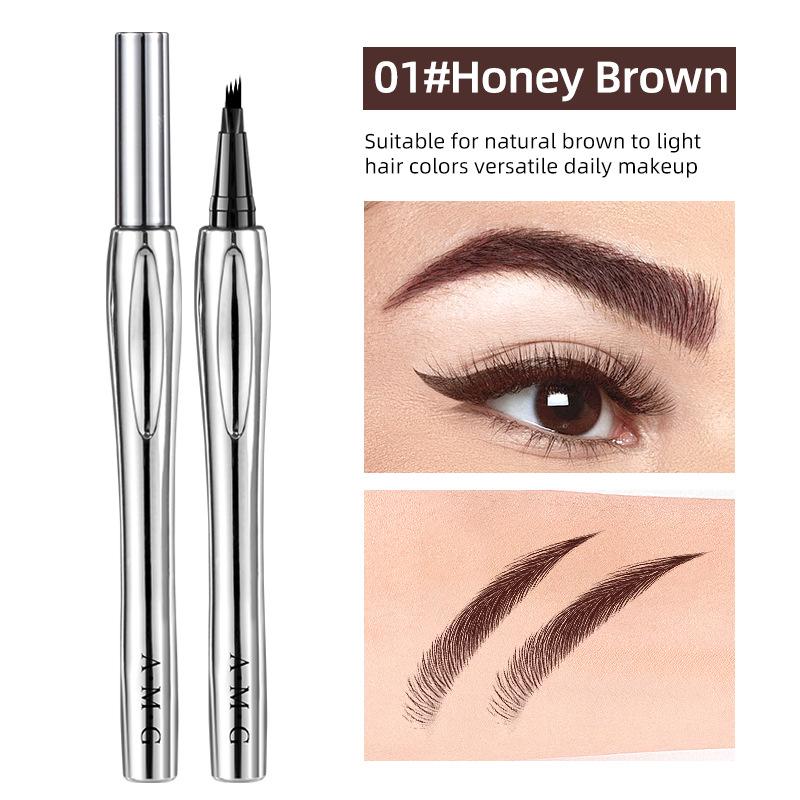 1 szt. Ołówek do brwi długotrwały wodoodporny naturalny pull wzmacniacze do brwi długopis makijaż oczu kosmetyki narzędzia czarny brązowy przenośny beige