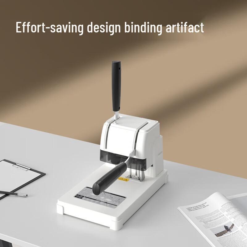 Deli 3888N Manual Hot Melt Financial Binding Machine CN plug (adapter included)