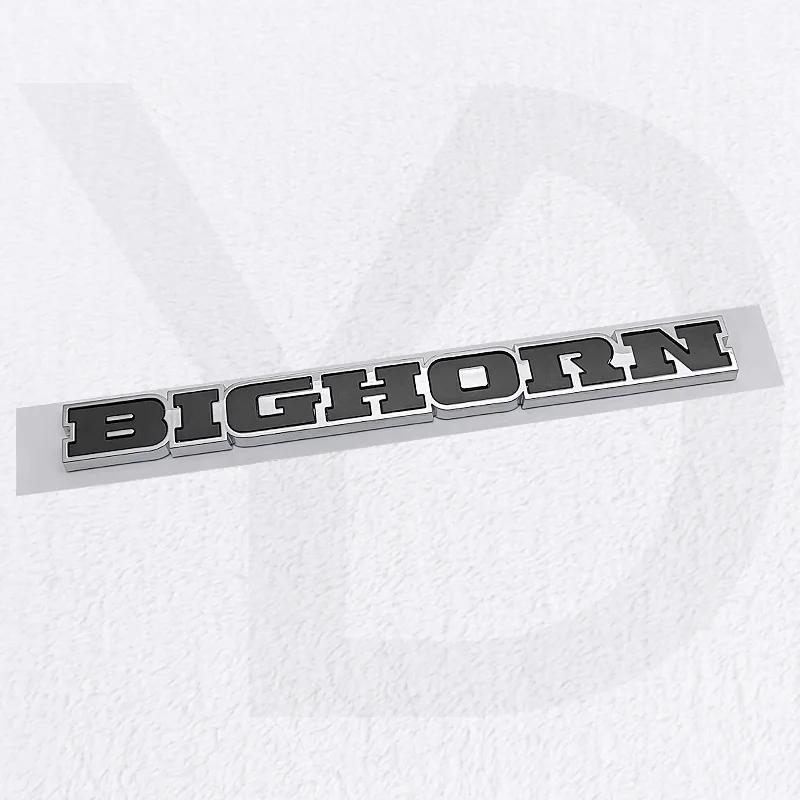 Metal Fender Badge Trunk Decals for Dodge BIGHORN Emblem RAM THAX Journey Caravan Durango Caliber Jcuv Challenger Car Stickers AZ34S
