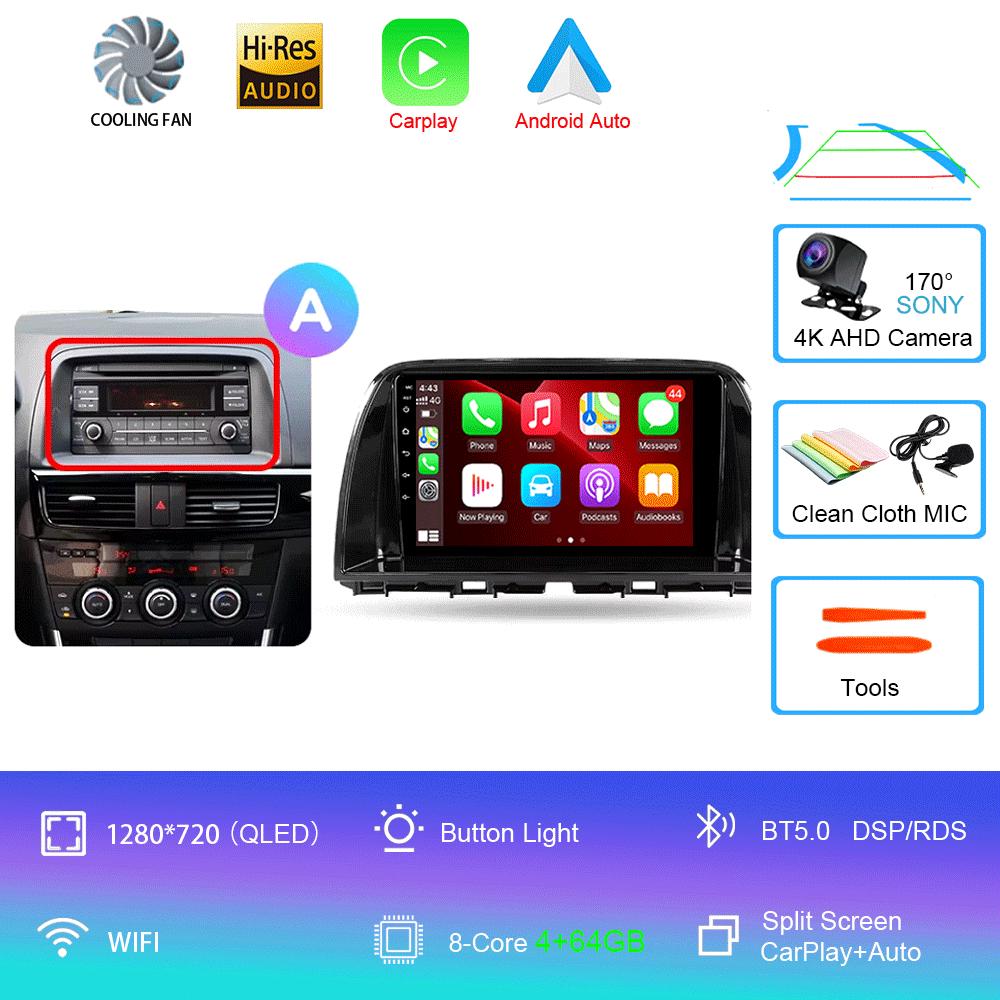 Android 14 Car Radio For Mazda CX5 CX-5 CX 5 2012 - 2015 Multimedia Video Player Navigation stereo GPS No 2din 2 din dvd