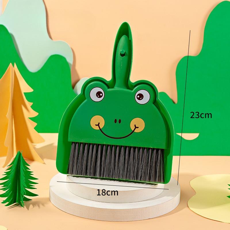Mini Cartoon Desktop Cleaning Broom, Student Desk Cleaning Garbage, Mini Shovel Combination Tool