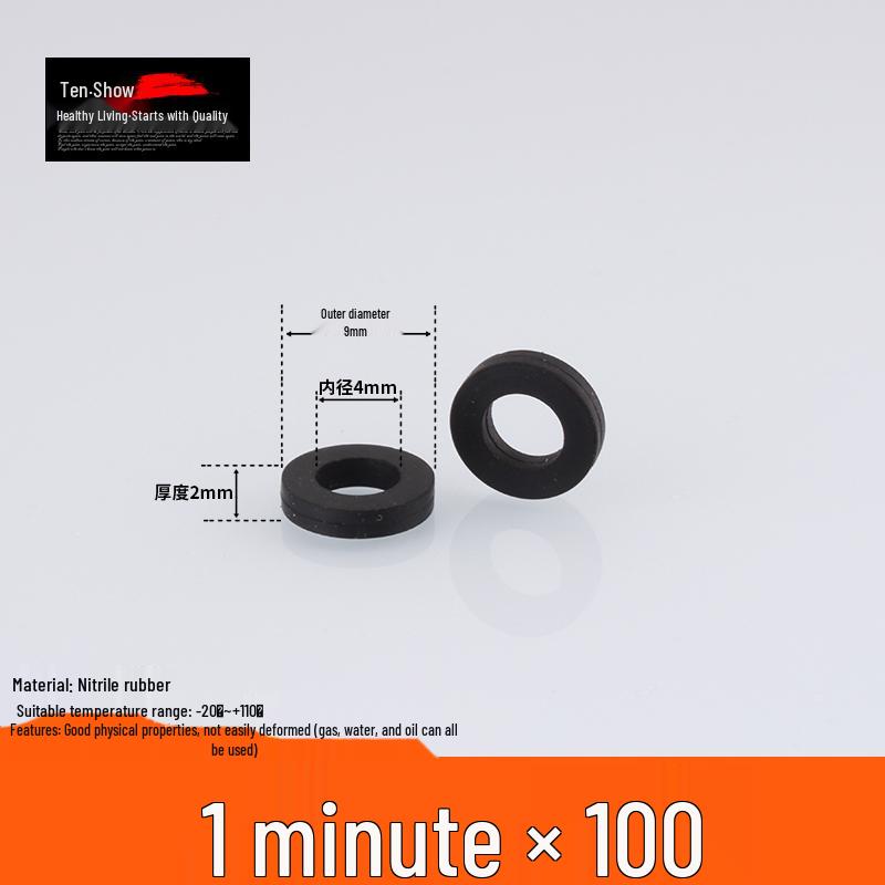 1-Inch Silicone Rubber Washer for Water Pipes and Meters