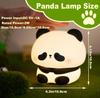 Cute Panda Night Light,Touch-Control Dimmable Bedside Lamp,Timer Desk Lamp,Chargeable.Mood Lighting Home Decor,Perfect Gift.