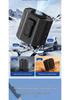 Portable High-Speed Waist-Hanging Fan with Digital Display for Outdoor and Camping
