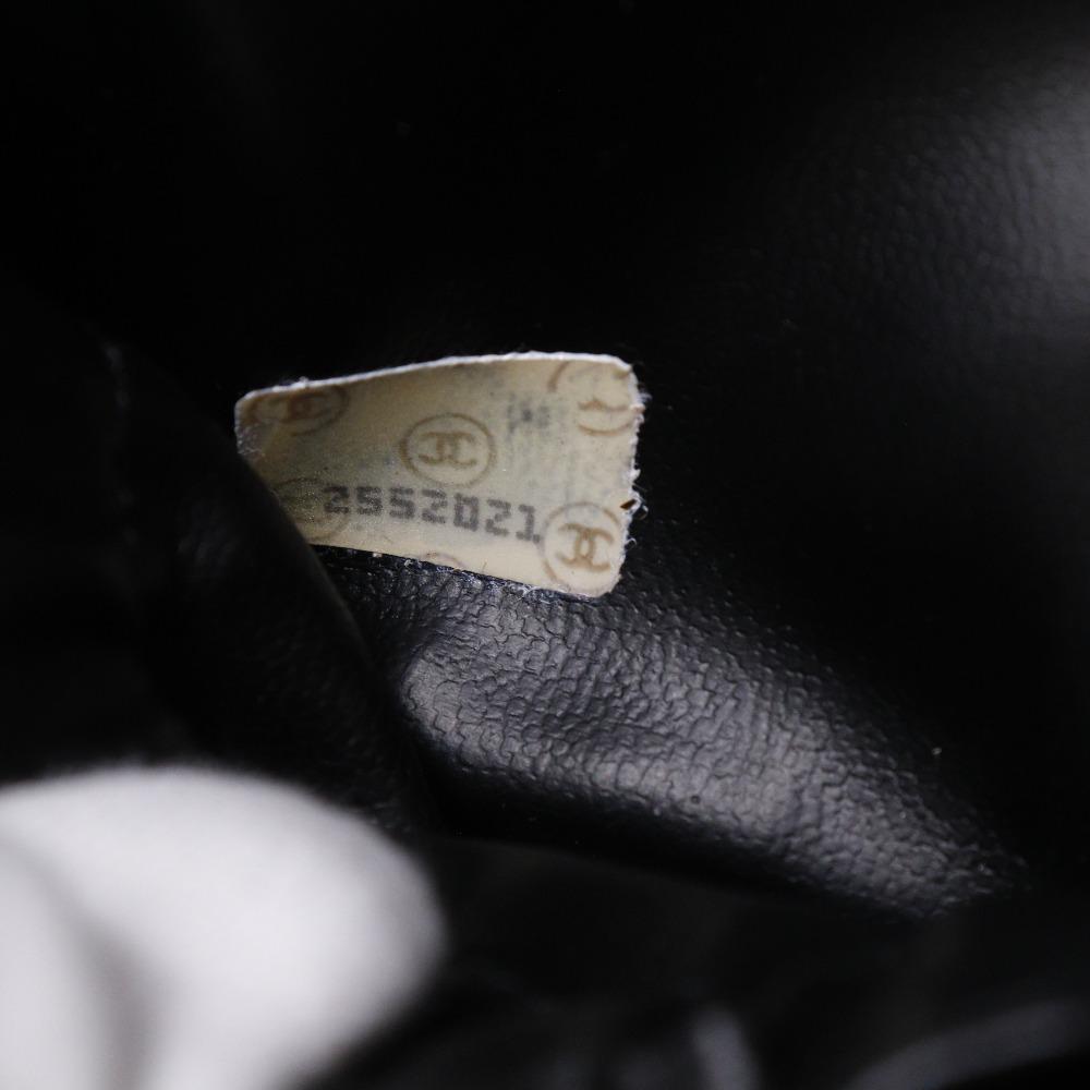 CHANEL Vanity Vanity A01618 Bicolole vintage black Calfskin Women Used