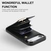 For iPhone Air Case TPU + PU Leather Hardware Decor Phone Cover with Card Holder
