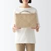 MUJI Seagrass Ajiro Woven Basket with Handle Large KG0VPA3A