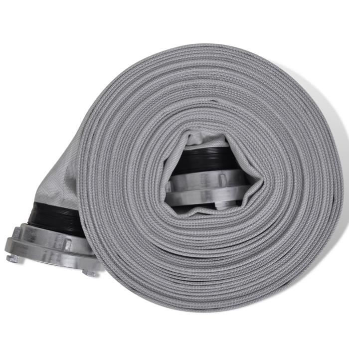 VidaXL Tuyau d'incendie 20 m 3 pouces avec raccords B-Storz