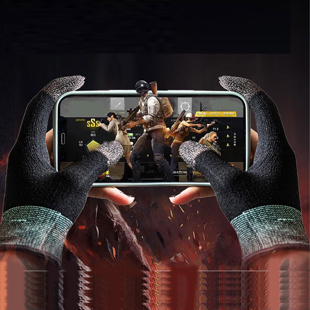 1Pair Finger Pads Sleeves for PUBG Games Smartphone Tablet