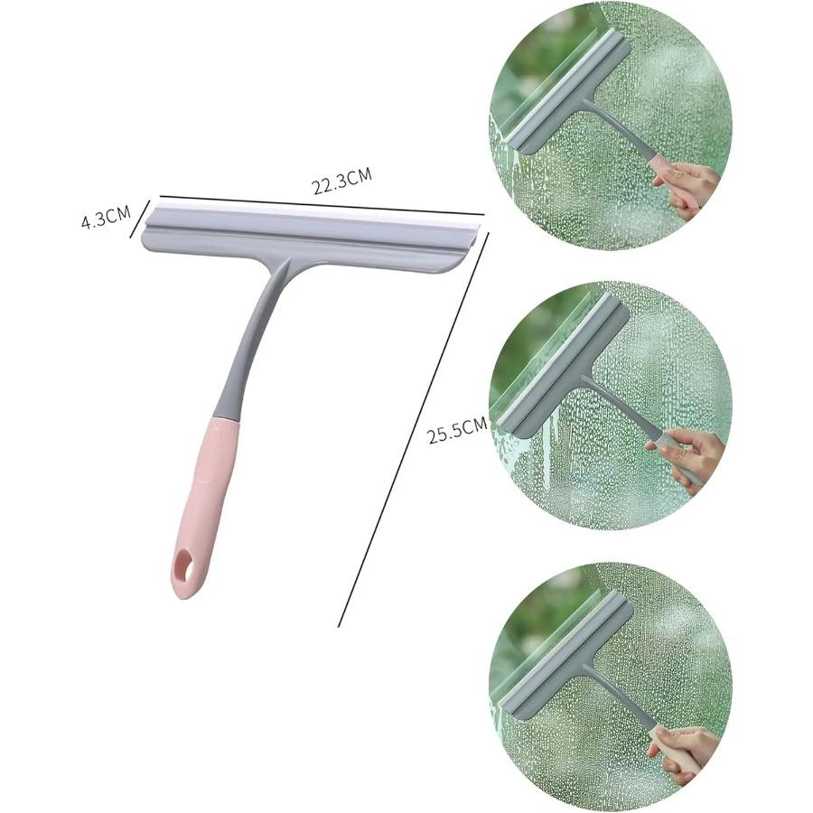 1PC Shower Window Squeegee for Shower Doors Bathroom Window and Car Glass Cleaning Supplies for Housekeeping