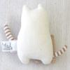Amorosa Mamma Rattle Toy Stuffed Animal Rattle Mom Hold Cat Organic Cotton Amorosa Mamma Baby