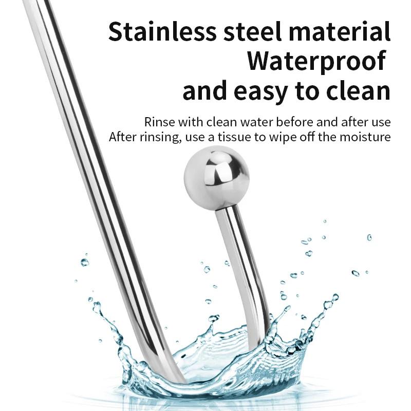 30mm Metal Ball Sexy Hook Butt Plug Anal Beads Women Vaginal Men Anus Dilator Bondage Erotic Products Sex Toys BDSM for Adults Games