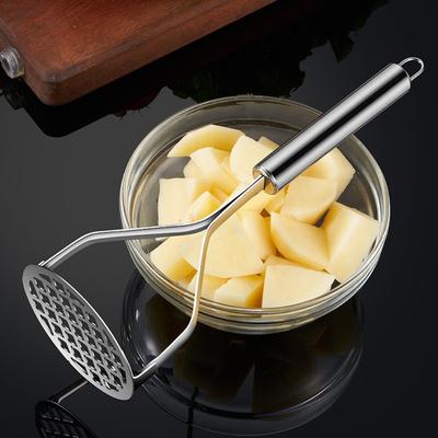 Stainless Steel Manual Potato Masher Kitchen Tool for Avocado Pumpkin Sweet Potato Masher Kitchen Gadget Food Mud Press Masher