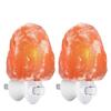 Himalayan Crystal Salt Night Lamp, Natural Carved Shape, Seven-Color Wall Light for Bedroom