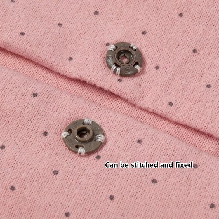 Open-and-Close Fabric Connectors, Four-Part ABS Plastic Garment Fasteners Clasps with Integrated Prongs for Alterations and Repairs