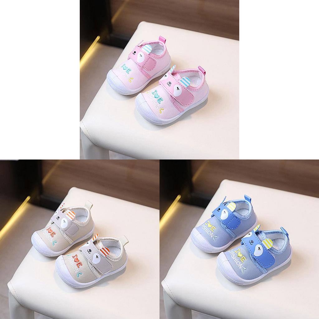 Baby Toddler Crinkle Shoes With Cartoon Pattern For Boys And Girls