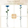 1 Pack/4 Pack Colorful Bee Bath Metal Bee Water Feeder  Outdoor Garden Yard Decor