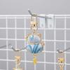 Double-sided Little Cat Small Keychain Chinese Style Retro Lucky Keychain  Decoration