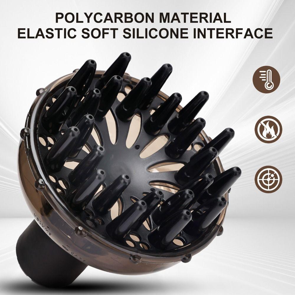 Silicone Hairdryer Diffuser Cover Hairdressing Curly Styling Tools Fitting Blow Dryer  Salon