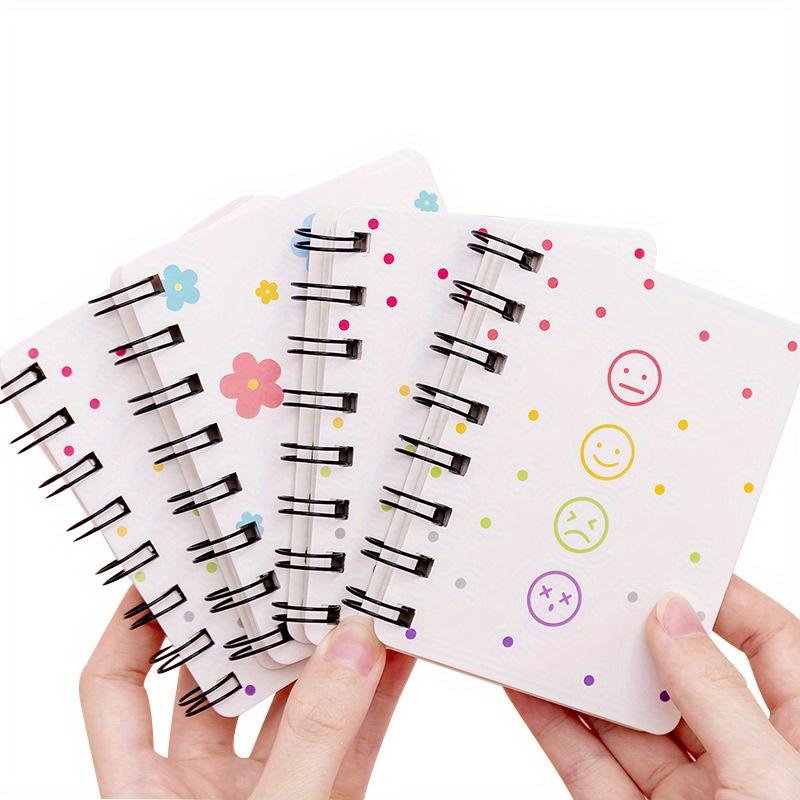 4pcs A7 Notepad About 80-Sheet/Book Blank Mini Journal Memo Notepad For Traveler School Supplies Office Notebook