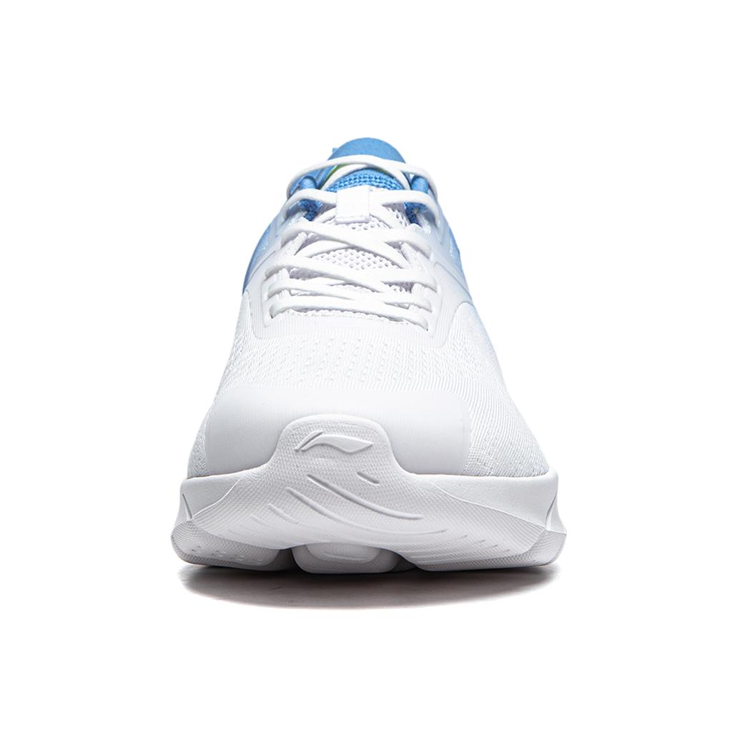 Li Ning Easy Flex V2 Soft Rebound Shock Absorption Durable Breathable Low Top Running Shoes Men Sneaker White Blue ARSU005-4