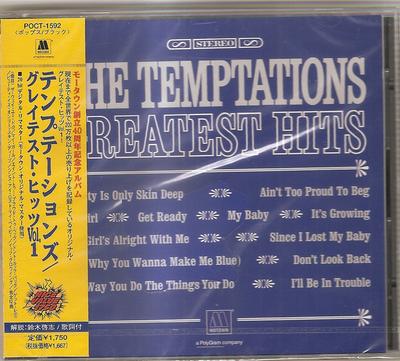 CD TEMPTATIONS - Greatest Hits POCT1592 Motown 1998 Japan Soul/Funk Used