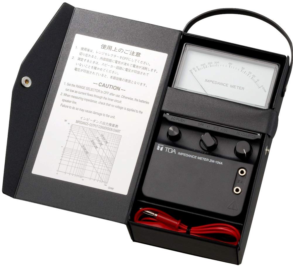 

TOA Impedance Meter ZM-104A чорний