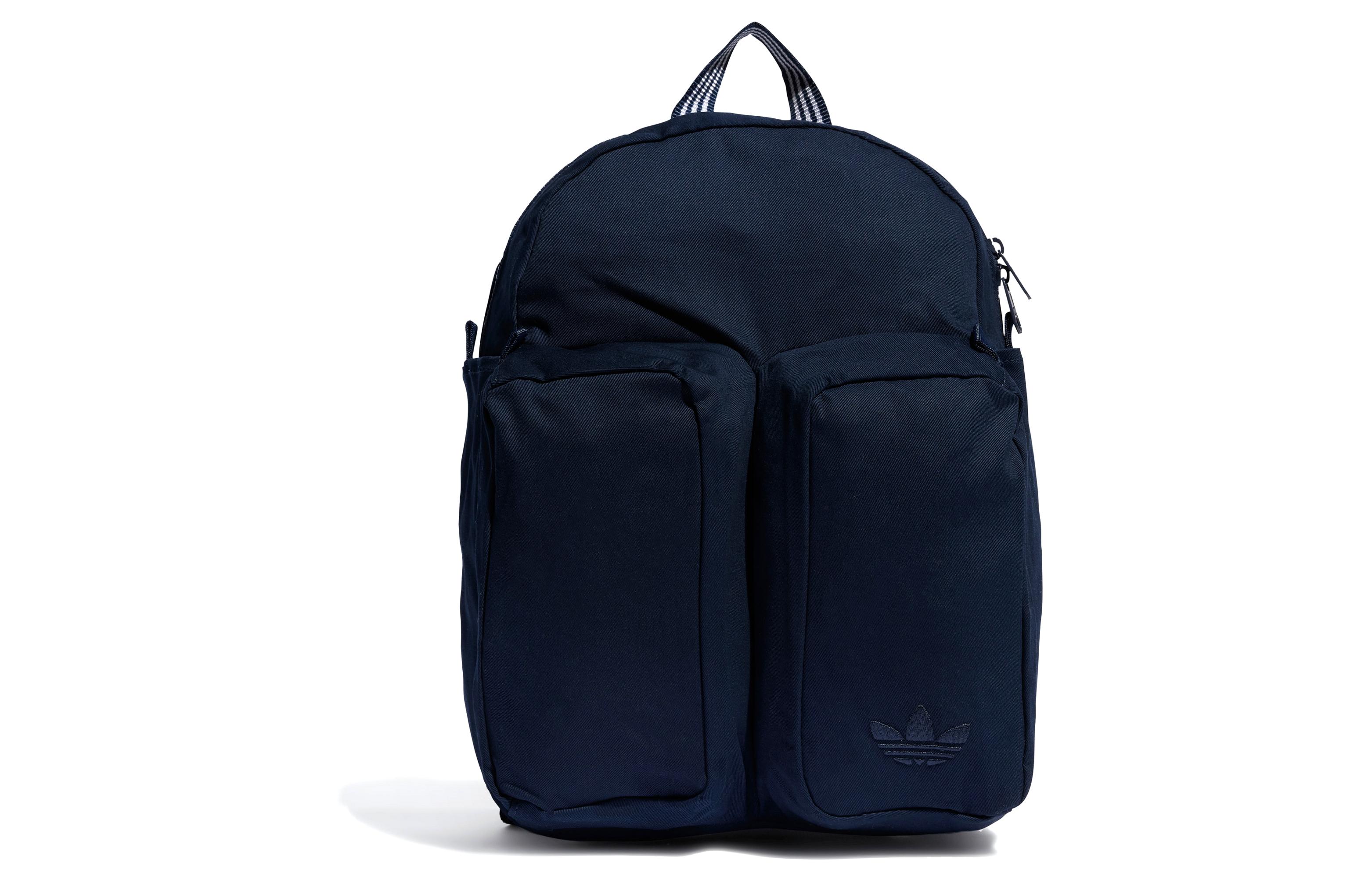 Рюкзак Adidas Originals из хлопка Regular Унисекс Темно-синий IB9177