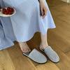 Fashion Fashion Round Toe Woven Sandals Women Summer New Hollow Non-slip Flat Sandals Concise Comfort Vacation Beach Sandals Sandalias