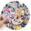 50-Piece Cute Demon Slayer Anime Stickers: Tanjiro & Characters for Journal or Motorcycle Graffiti