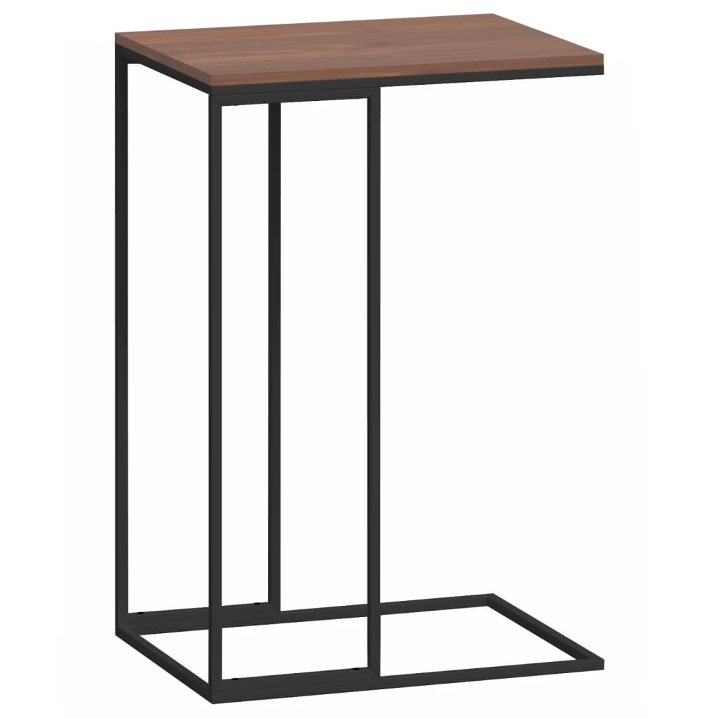 Side Table, Black, 40x30x59 Cm, Wood-based Material