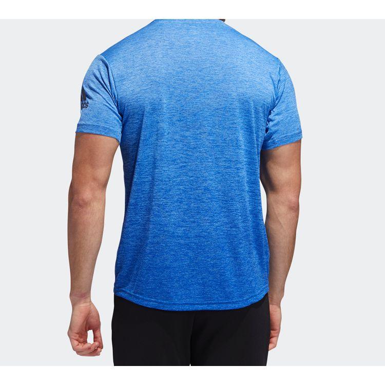 Adidas Freelift Gradi Training Sports Short Sleeve T-Shirt Men Tops Sky-Blue EC1088