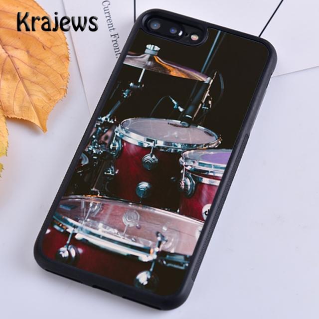 

Мягкий чехол для телефона Krajews с музыкальным инструментом Drum для iPhone 14 5 SE 6s 7 8 plus XR XS 11 12 13 pro max Samsung S21 S22ultra iPhone SE 2020