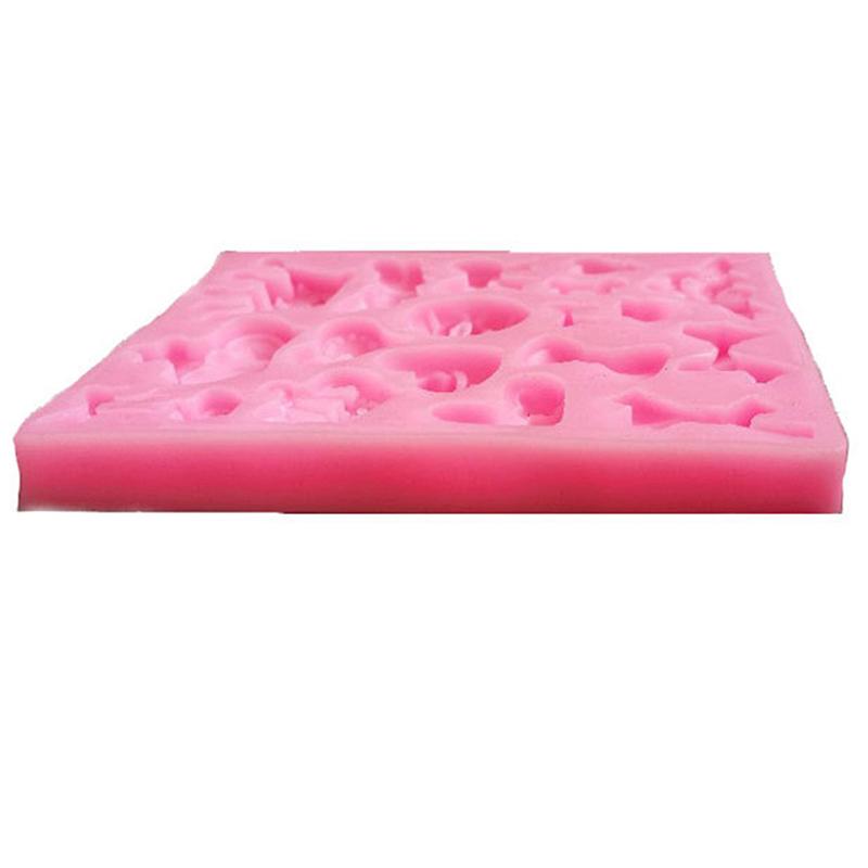 Silicone Fondant Cake Mold Cupcake Jelly Candy Chocolate Cake Decoration Moulds