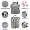 Neues faltbares Babybett mit Reisewiege und isolierter Tasche, 3-in-1-Wickeltaschen-Rucksack mit Wickelstation, tragbares Kinderbett mit Babytasche
