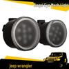 ABS LED Angel Eye Light Strip for Wrangler Jeep Middle Grille