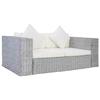 VidaXL Canapé à 2 Places avec Coussins Sofa Causeuse Meuble de Salon Maison Salle de Séjour Intérieur Bureau Chambre Rotin 283070