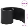 Rubber Strip for Snow Plow Black 120x15x1 cm
