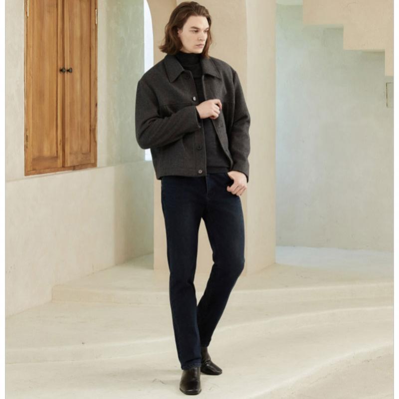 Bang Bang Men S Lycra Double Weave bruShed Denim 3 Piece Set