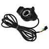 12V 99V, Throttle with LCD Battery Voltage E Bike Gasgriffe   Scooter Thumb for   Display Accessory