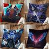 Power Vergil Spiel Devil May Cry Kissenbezug Sofa Wohnzimmer Schlafzimmer Kopfteil Rückenlehne Kissen Quadratisches Kissen Nickerchenzeit